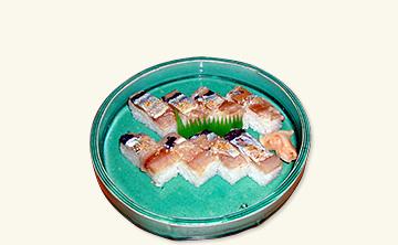 炙りさんまの押し寿司
